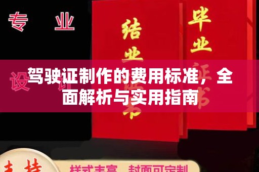 颍泉驾驶证制作的费用标准，全面解析与实用指南