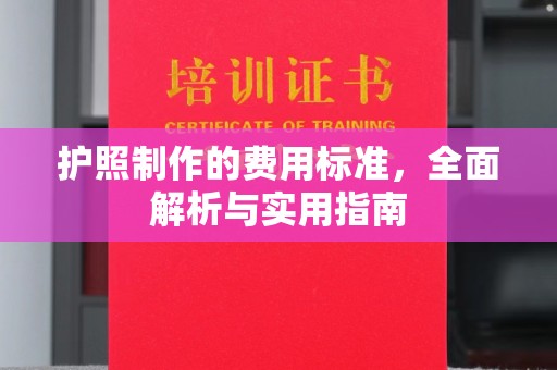 乐陵护照制作的费用标准，全面解析与实用指南